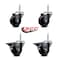 Service Caster 3 Inch Phenolic Wheel Swivel 34 Inch Threaded Stem Caster Set 2 Brakes SCC SCC-TS20S314-PHS-34212-2-PLB-2 - alternate 3